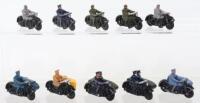 Dinky Toys Post-War Motorcyclists