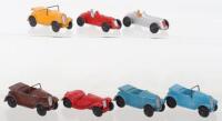 Seven Dinky Toys 35 Series Models