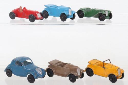 Six Dinky Toys 35 Series Models