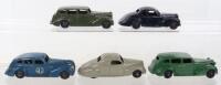 Five Dinky Toys 39 series USA cars