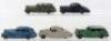 Five Dinky Toys 39 series USA cars - 2