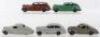 Five Dinky Toys 39 series USA cars - 2