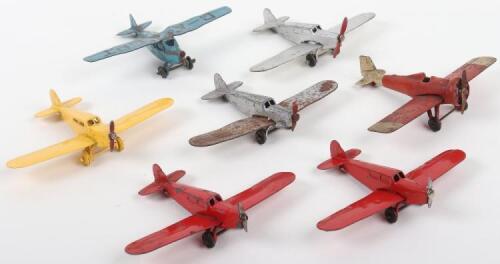 Seven Dinky Toys Aircraft