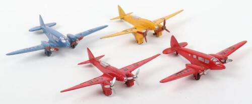 Four Dinky Toys Aircraft