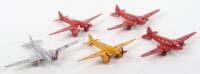 Five Dinky Toys Aircraft