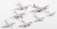 Seven Dinky Toys Aircraft