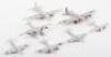 Seven Dinky Toys Aircraft