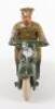 Scarce Pre-War Dinky Toys 37c Royal Signals Dispatch Rider - 3
