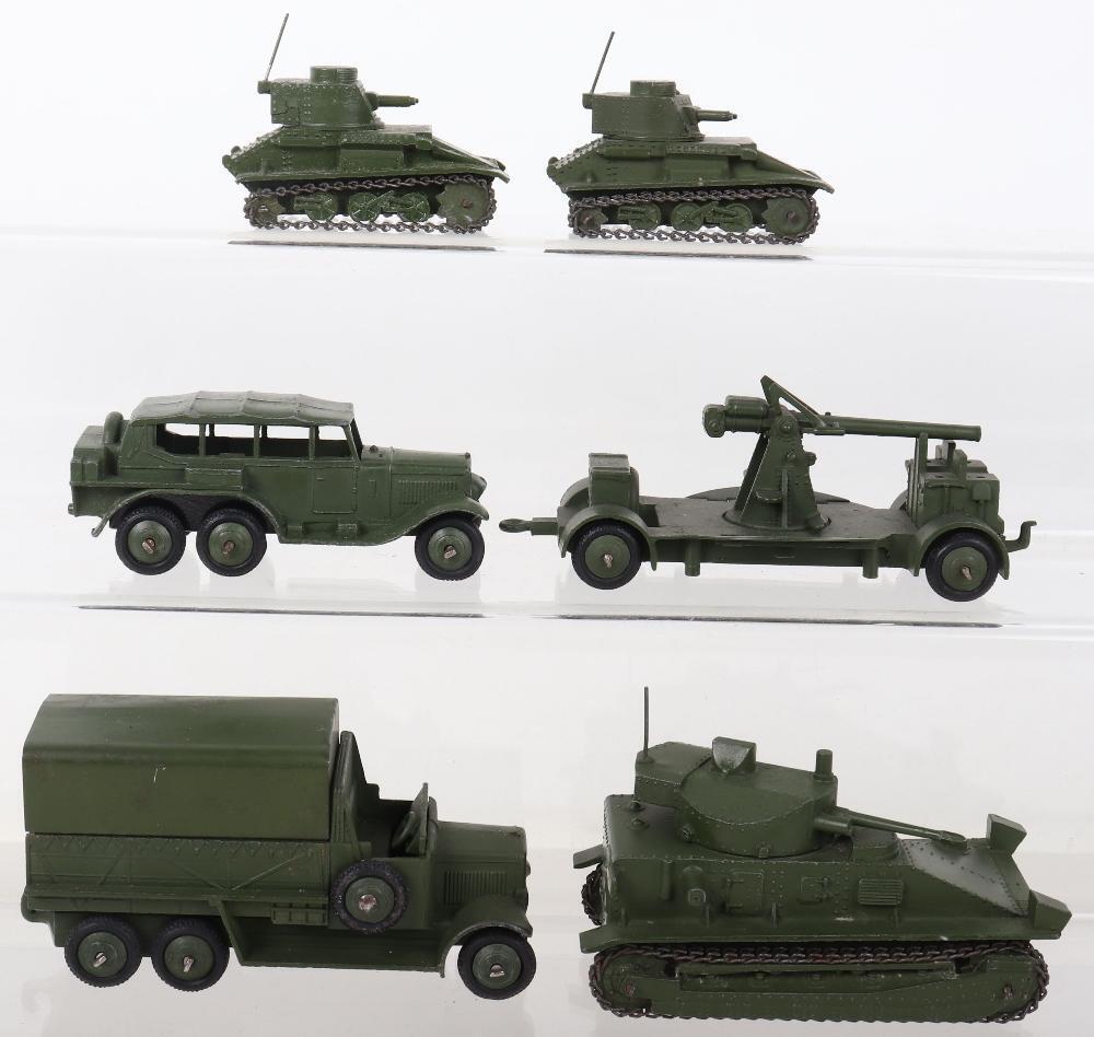 A lot of military vehicles DINKY TOYS without box in the…
