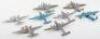 Eight Unboxed Dinky Toys Aircraft - 2