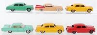 Six Unboxed USA Dinky Toy Cars