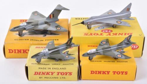 Four Boxed Dinky Toys Aircraft