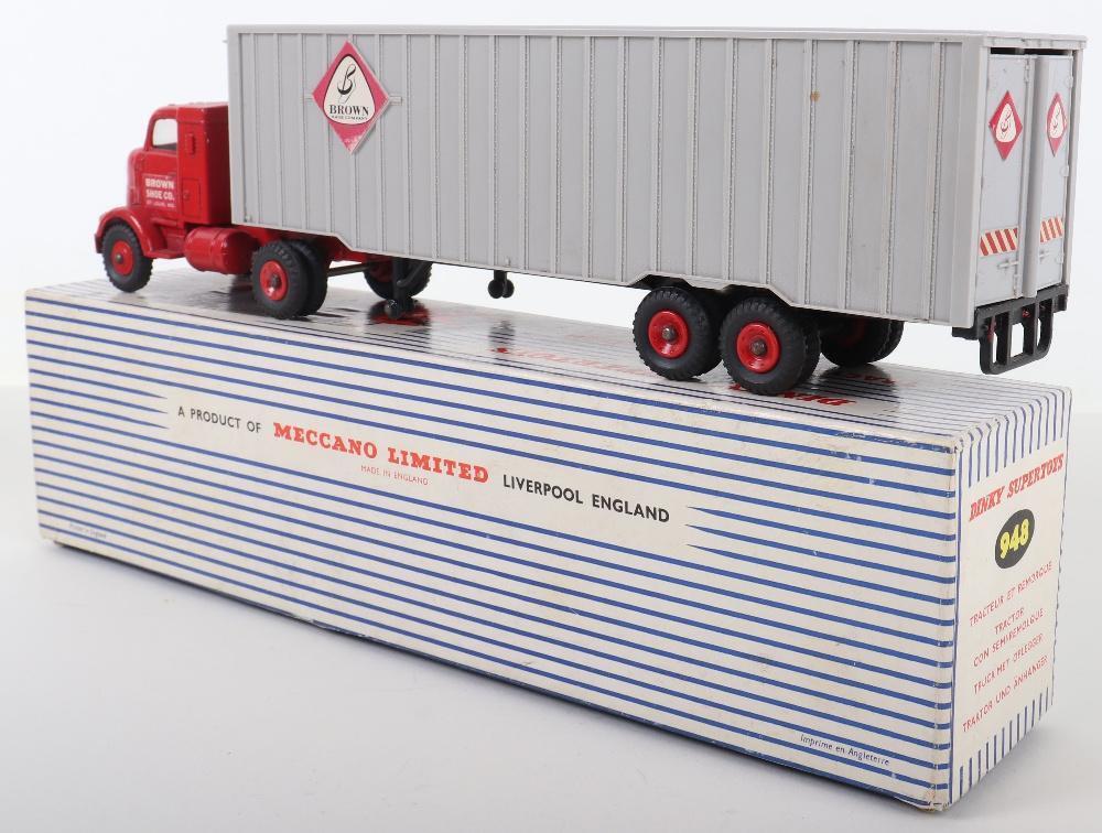 A Dinky Supertoys No. 948 tractor-trailer 'McLean', boxed (some paint chips, box lightly s A Dinky Supertoys No. 948 tractor-trailer 'McLean', boxed (some paint chips, box lightly s