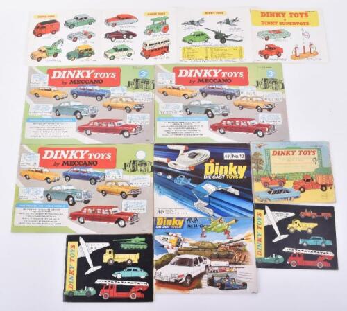 Seven Export Dinky Toy Catalogues