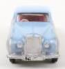 Tri-ang Spot On Model 102 Bentley 4 Door Sports Saloon, light blue over silver body - 3