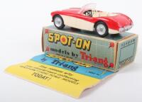 Scarce Tri-ang Spot On Model 105 Austin Healey “100-SIX” red/cream body