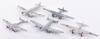 Five Pre War French Dinky Toys Aircraft,