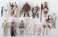 Twelve loose 1st -2nd-3rd wave Vintage Star Wars figures