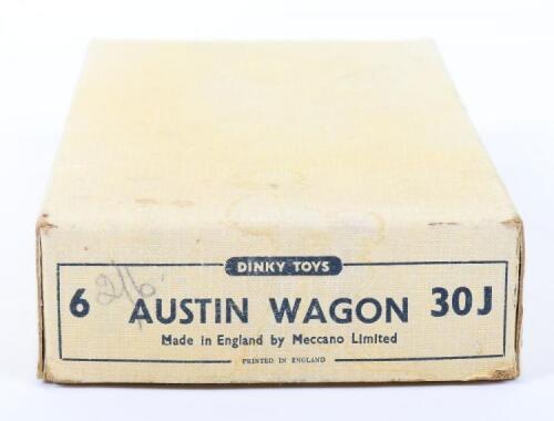 Dinky Toys Empty Austin Wagon 30J Trade Box