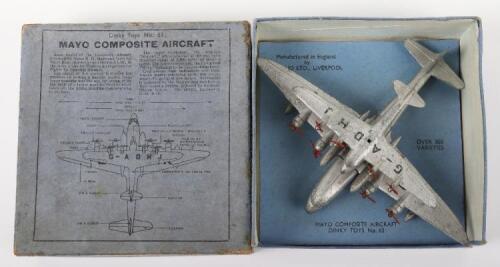 Dinky Toys Pre-War Boxed 63 Mayo Composite Aircraft