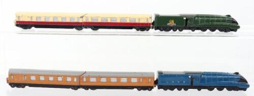 Two Dinky Toys Post-war Train Sets