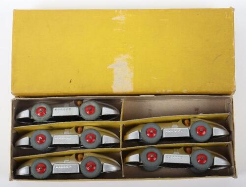 Dinky Toys 221 (23E) &ldquo;Speed Of The Wind&rdquo; Racing Cars Five in Trade Box