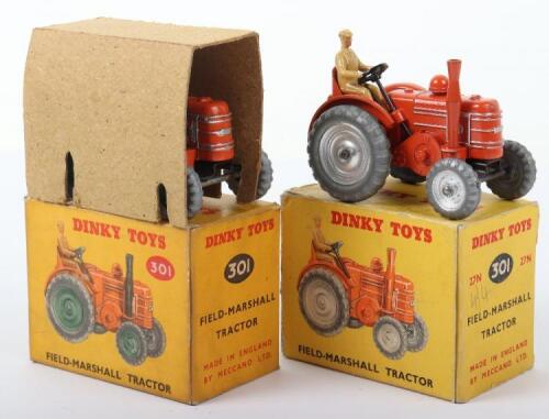 Two 301 Dinky Toys Field Marshall Tractors