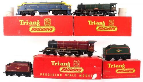 Three boxed Tri-ang Railways locomotives