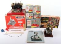 Boxed Mamod SE3 Twin Cylinder Superheated Steam engine and accessories