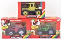 Three Boxed Britain’s Tractors