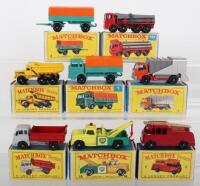 Eight Matchbox Lesney Regular Wheels Boxed Models