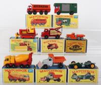 Eight Matchbox Lesney Regular Wheels Boxed Models