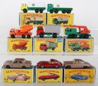 Eight Matchbox Lesney Regular Wheels Boxed Models