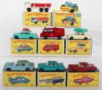 Eight Matchbox Lesney Regular Wheels Boxed Models