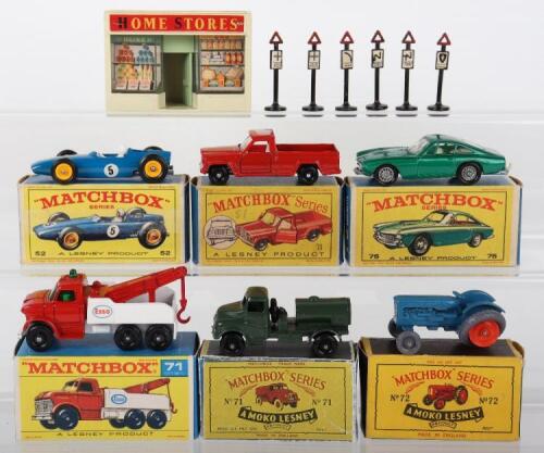 Six Matchbox Lesney Regular Wheels Boxed Models