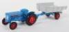 Matchbox Kingsize K-11 Fordson Super Major Tractor and Farm trailer - 2