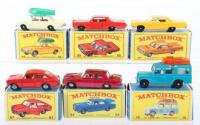 Six Matchbox Lesney Regular Wheels Boxed models