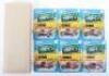 Six Corgi Juniors Whizzwheels 31 Land-Rover Breakdown Wrecker Trucks, with outer Trade Box