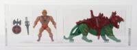 Vintage Mattel Masters of the Universe 1982 He-Man and Battle Cat Graded Figures