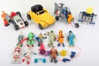 Quantity of Vintage Kenner 1984 The Real Ghostbusters loose action figures and vehicles