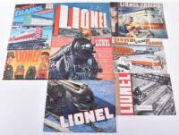 Eight Lionel Train Catalogues