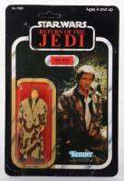 Kenner Star Wars Return Of The Jedi Han Solo (In Trench Coat) Vintage Original Carded Figure