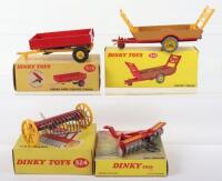 Four Boxed Dinky Toys Farm Implements