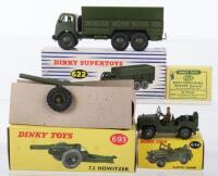 Four Boxed Dinky Toys Military Models