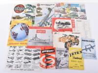 Quantity of Airfix, Frog, Revell and others Catalogues/Leaflets