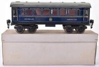 Marklin boxed 0 gauge 24cm 1757 Campagnie International Europeens Sleeping car, 1930s,