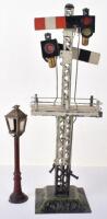 Bing gauge I double arm signal, German circa 1905