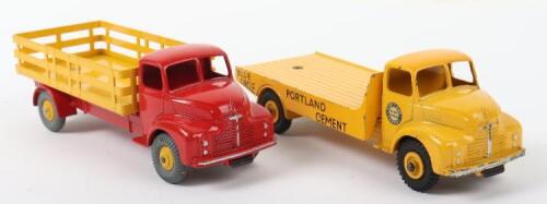 Two Unboxed Dinky Toys Leyland Comets