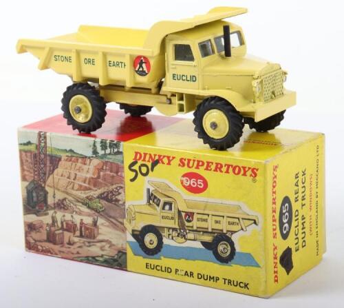 Dinky Supertoys 965 Euclid Rear Dump Truck with windows