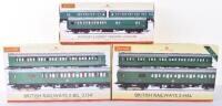 Hornby 00 gauge two EMU sets and Southern Suburban Coaches